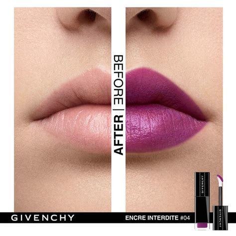 givenchy encre interdite 24 hour lip stain swatches|Givenchy Lip Ink .